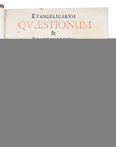 Evangelicarum quaestionum et responsionum liber quo inprimis totum s. Matthaei Evangelium ex orthodoxa antiquitate breviter explicatur, perspicue illustratur (+) In sacrosanctam sancti Johannis apostoli et evangelistae historiam evangelicam commentari... (photo 2)