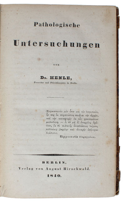 Pathologische Untersuchungen.