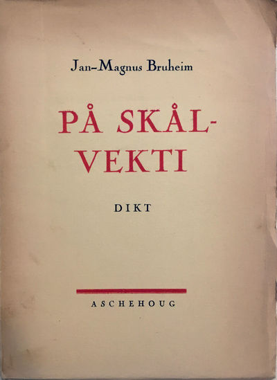 På skålvekti. Dikt