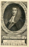 Serenissimo RegiCarolo II e Medicis ordinarys. Engraved Portrait by G. Vertue