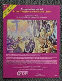 image of IN THE DUNGEONS OF THE SLAVE LORDS. DUNGEON MODULE A4. AN ADVENTURE FOR CHARACTER LEVELS 4-7. ADVANCED DUNGEONS & DRAGONS.