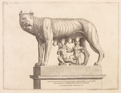 The She-wolf with Romulus and Remus
