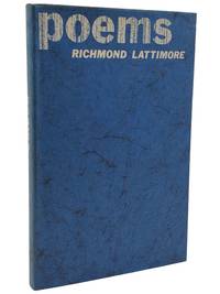 POEMS by Lattimore, Richmond - 1960