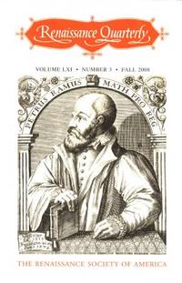 Renaissance Quarterly Volume LXI, Number 3, Fall…