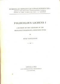 Foliicolous lichens I. A revision of the taxonomy…