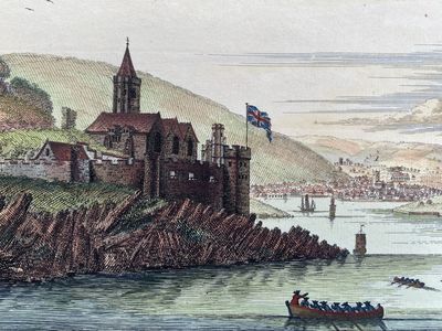 The South-East View of Dartmouth-Castle, in the County of Devon
