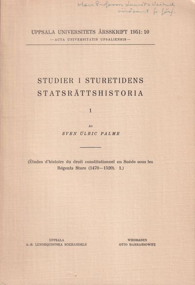 Studier i Sturetidens statsrättshistoria. 1.…