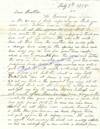 A Pennsylvania Letter Mentioning The Infamous Know-Nothings: Joseph Sniveley Still Continues The Irish BusinessThe Know Nothings Had A Great Meeting In Town About Two Weeks Since