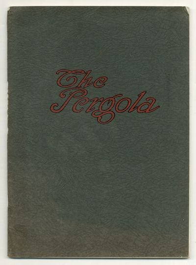 Chicago: Hartmann-Sanders Company, 1928. Softcover. Very Good. First edition. Small quarto. 64pp. Ex...