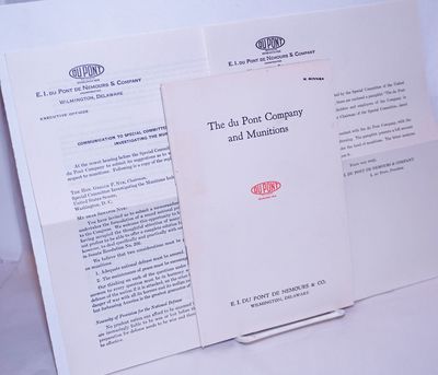 The du Pont Company and Munitions