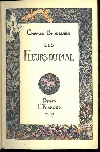 Les fleurs du mal. Nombreuse illustrations de…