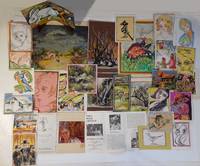 cover of Archive of Original Folk Art Watercolor Paintings