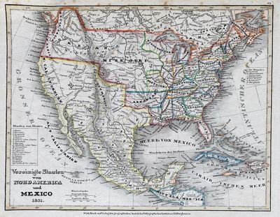 Vereinigte Staaten von Nord America und Mexico 1831