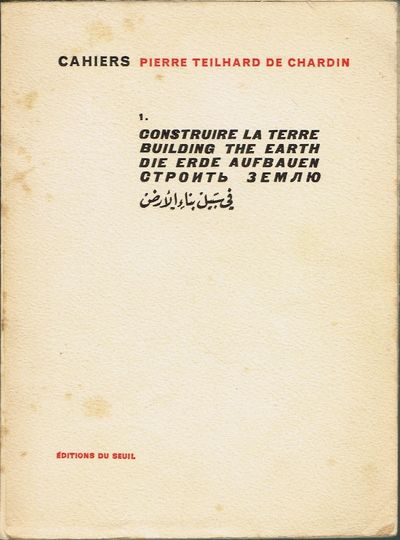 Cahier I. Construire la Terre. Building the…