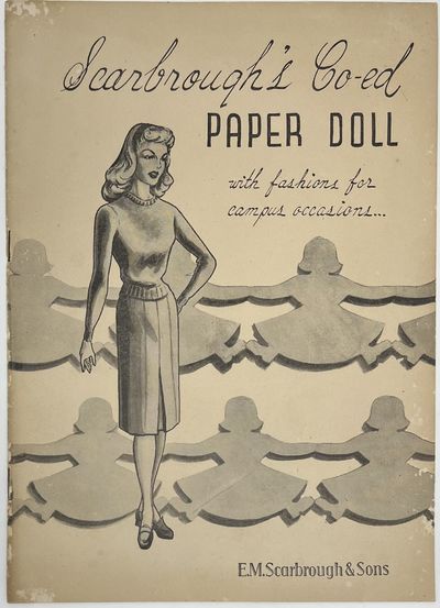 Scarbrough's Co-ed Paper Doll with fashions for campus occasions..