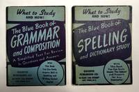 1944 Blue Book Grammar &amp; Composition &amp; Blue Book Spelling &amp; Dictionary Study by Co., Regent&#39;s Publ - 1944