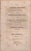 The Several Speeches Made During the Debate in the Senate of The United States, on Mr. Foot's Resolution, Proposing an Inquiry into The Expediency of Abolishing The Office of Surveyor General of Public Lands, and to Suspend Further Surveys, &c