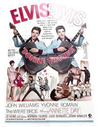 Elvis Presley Double Trouble U.S. One Sheet Film Poster 1967 by Elvis Presley - First printing - 1967 - from The First Edition (SKU: 384)