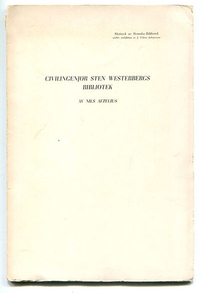Civilingenjör Sten Westerbergs bibliotek.…