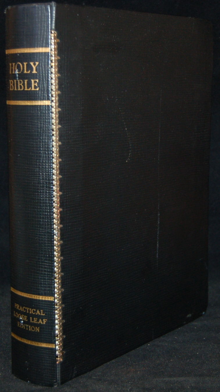 THE NEW PRACTICAL LOOSE-LEAF BIBLE, KING JAMES VERSION by Fleming H ...