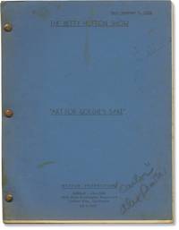 The Betty Hutton Show: Art for Goldie's Sake (Original screenplay and call sheet for the 1959 episode of the 1959-1960 CBS television series)