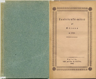 Landtbruks-mötet på Sätuna år 1844. Bihang till…