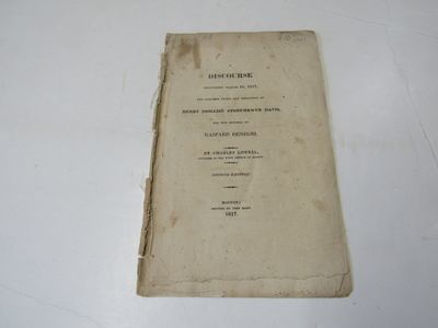 Tavern Fight Murder-Execution Sermons Henry Phillips Boston 1817 Not in McDade