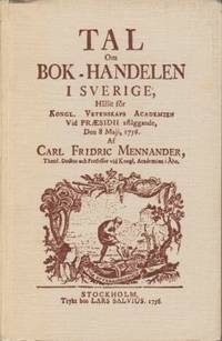 Tal om bok-handelen i Sverige.