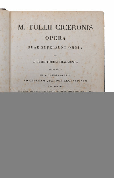 Opera quae supersunt omnia ac deperditorum Fragmenta recognovit et singulis Libris ad optimam quamque recensionem castigatis... Edidit Io. Casp. Orelius. 8 Vols (13 parts). (Vols 6-8: Onomasticon). (photo 2)