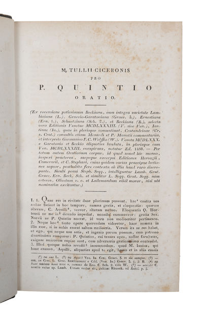 Opera quae supersunt omnia ac deperditorum Fragmenta recognovit et singulis Libris ad optimam quamque recensionem castigatis... Edidit Io. Casp. Orelius. 8 Vols (13 parts). (Vols 6-8: Onomasticon). (photo 4)