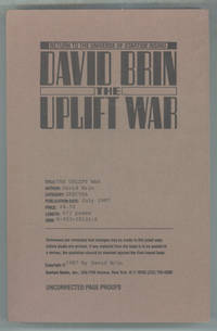 THE UPLIFT WAR by Brin, David - 1987