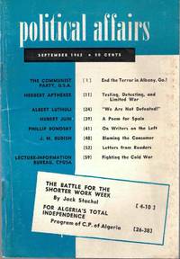 Political Affairs, Vol. XLI No. 9, September 1962