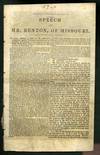 Speech of Mr. Benton, of Missouri. In Senate, January 6, 1840: on Mr. Benton's resolutions against the constitutionality and expediency of assuming, or providing for the payment of the state debts, or diverting the land revenue to that object