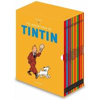 Tintin Complete 23 Book Paperback Box Set by Hergé – Classic Adventures Graphic Novel Collection