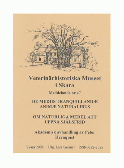 De mediis tranquillandæ animæ naturalibus. Om…