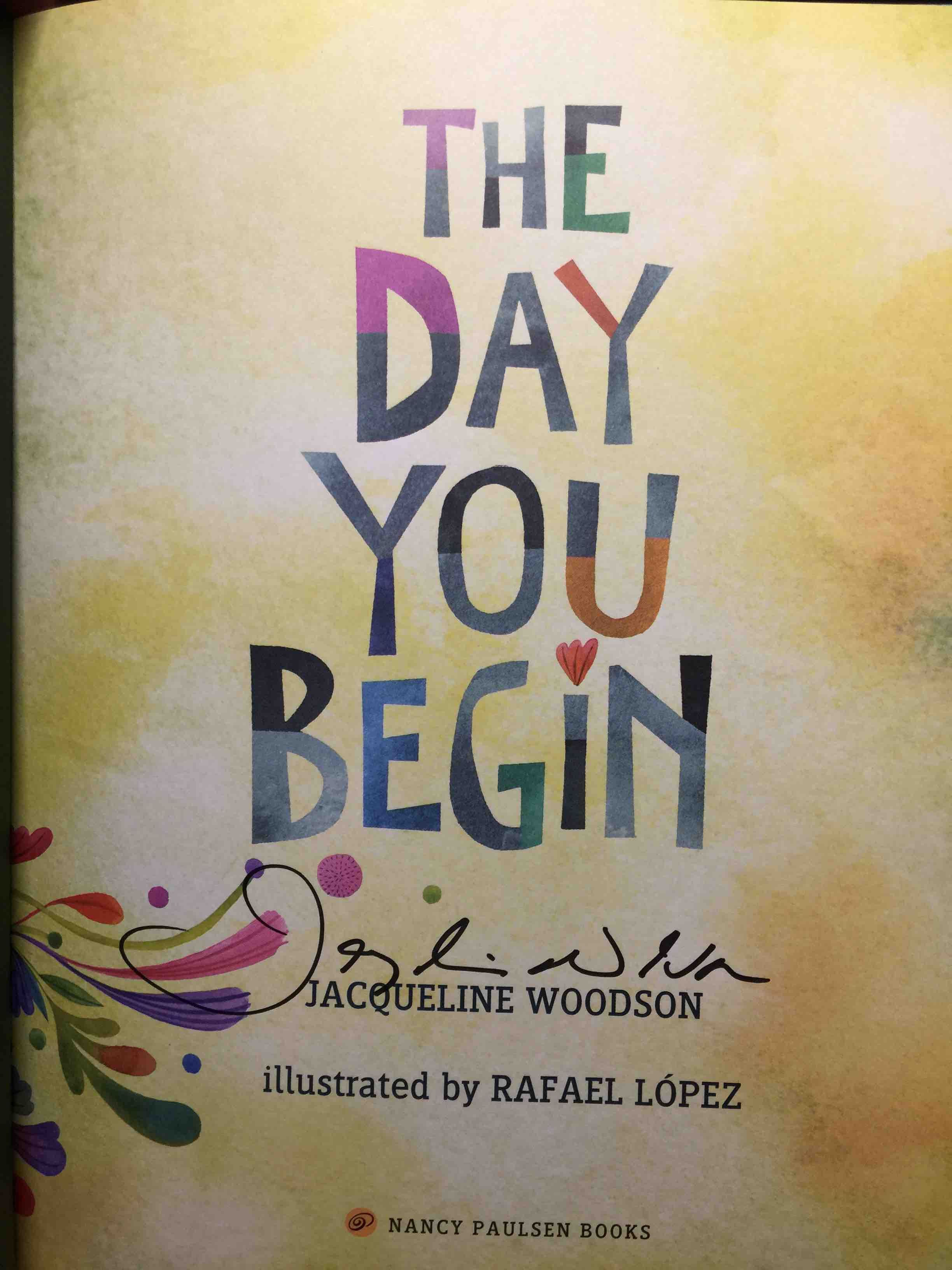 the day you begin book the day you begin book