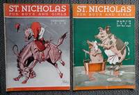 ST. NICHOLAS FOR BOYS AND GIRLS.  FEBRUARY 1935 &amp; MARCH 1935.  2 ISSUES. by Morse, Sidney & Coyne, Vertie A., Editors.  (Elsie Singmaster, Alexander Sprunt Jr., L.R. Davis, Adele Wyman, R.J. Burrough, Isaac Laurence Lee, John D. Morse, Hinda Teague Hill, Mildred Napier Anderson, et al.) - 1935