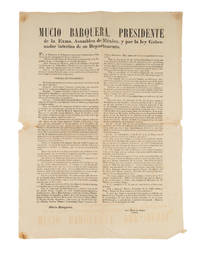 Mucio Barquera, Presidente de la Exma, Asamblea De Mexico, Y Por La..