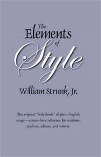 The Elements of Style : The Original Edition
