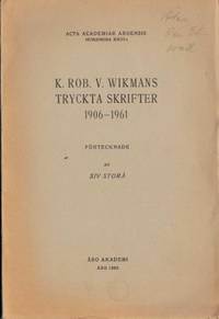 K. Rob. V. Wikmans tryckta skrifter 1906-1961.