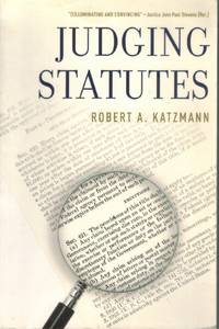 cover of JUDGING STATUTES