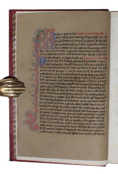Færeyinga Saga oder Geschichte der Bewohner der Färöer im Isländischen Grundtext mit Färöischer, Dänischer und deutscher Übersetzung. herausgegeben von C.C. Rafn und G.C.F. Mohnike. Mit einer Karte und einem Facsimile der Haupthandschrift (photo 3)