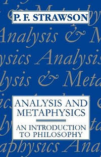 Analysis and Metaphysics: An Introduction to Philosophy