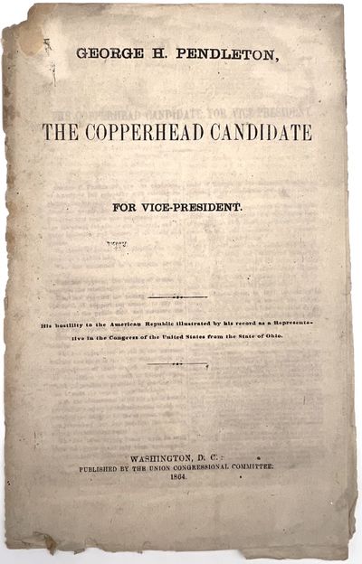 George H. Pendleton, The Copperhead Candidate for Vice-President