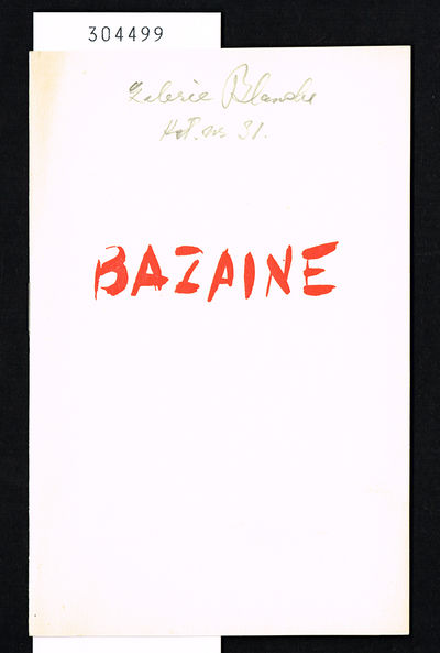 Jean Bazaine. Oljemålningar, gouacher och…