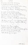 All Things Must Pass; Handwritten Lyrics