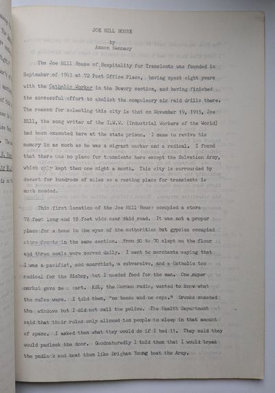 The Joe Hill Memorial Committee...; (photo 4)