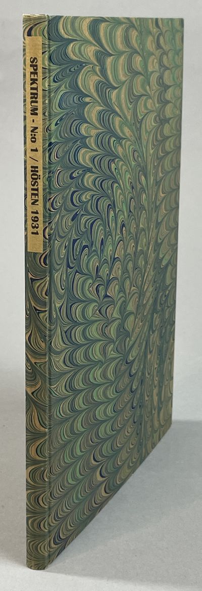 Spektrum. N:o 1 hösten 1931.