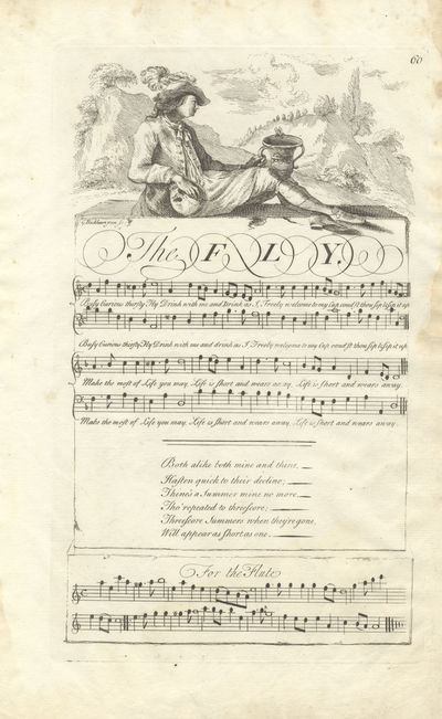 The Fly. Plate 60 from George Bickham's The Musical Entertainer