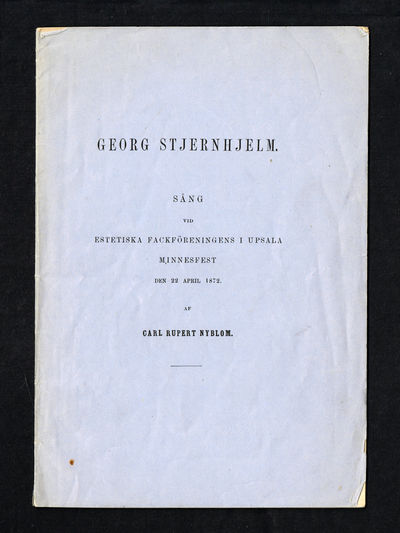 Georg Stjernhjelm. Sång vid Estetiska…